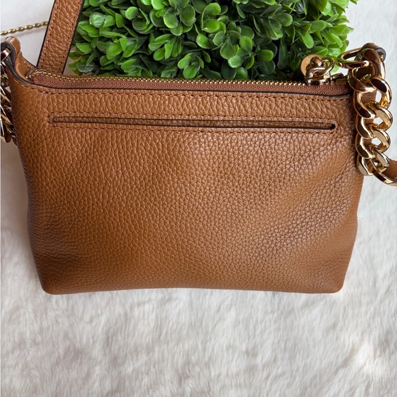 Michael Kors Brown Leather Crossbody Bag - Picture 3 of 10